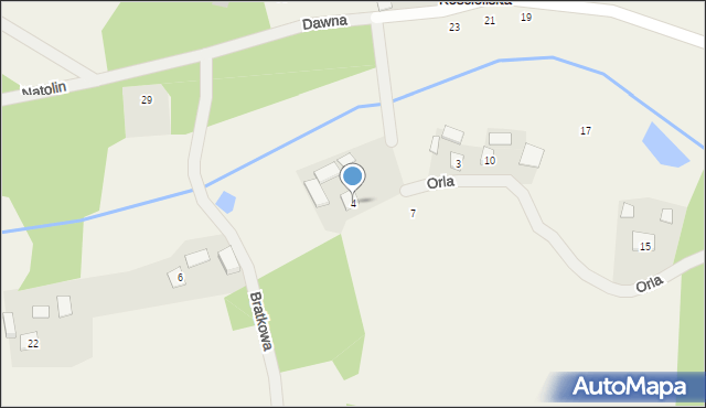 Stare Kościeliska, Starego Dębu, 4, mapa Stare Kościeliska