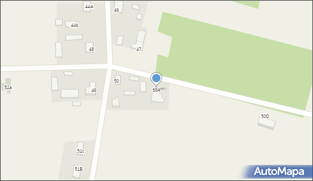 Stare Kosiny, Stare Kosiny, 50A, mapa Stare Kosiny