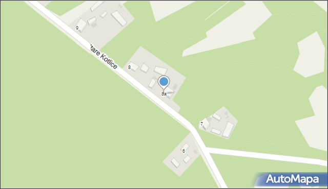 Stare Kotlice, Stare Kotlice, 8a, mapa Stare Kotlice