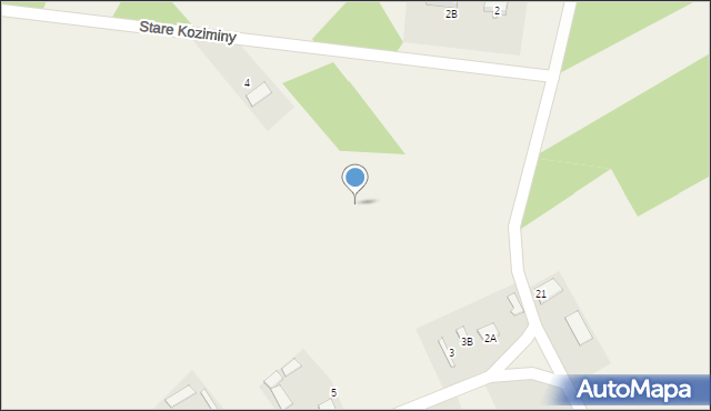Stare Koziminy, Stare Koziminy, 17, mapa Stare Koziminy