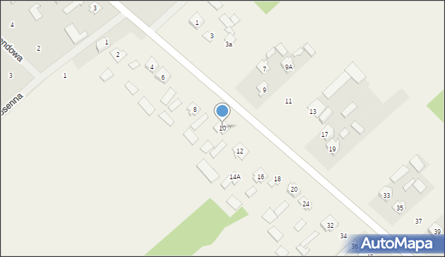 Stare Kozłowice, Stare Kozłowice, 10, mapa Stare Kozłowice