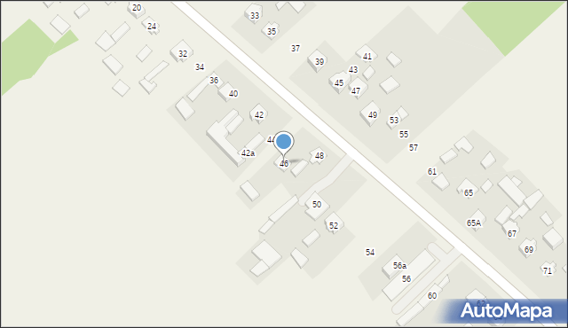 Stare Kozłowice, Stare Kozłowice, 46, mapa Stare Kozłowice