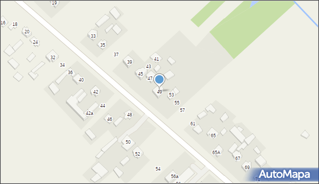 Stare Kozłowice, Stare Kozłowice, 49, mapa Stare Kozłowice