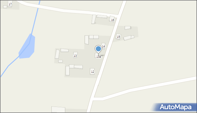 Stare Kozłowo, Stare Kozłowo, 13a, mapa Stare Kozłowo