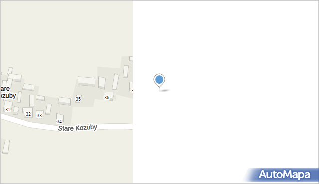 Stare Kozuby, Stare Kozuby, 38, mapa Stare Kozuby