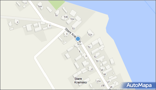 Stare Kramsko, Stare Kramsko, 7, mapa Stare Kramsko