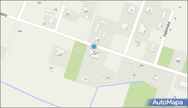 Stare Krasnodęby, Stare Krasnodęby, 17a, mapa Stare Krasnodęby