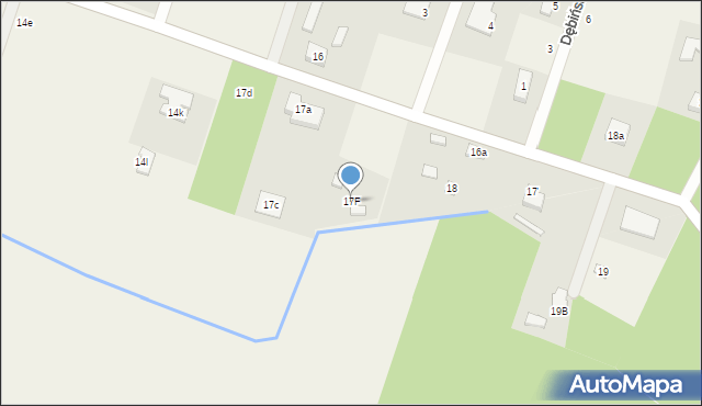 Stare Krasnodęby, Stare Krasnodęby, 17F, mapa Stare Krasnodęby