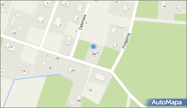 Stare Krasnodęby, Stare Krasnodęby, 18a, mapa Stare Krasnodęby