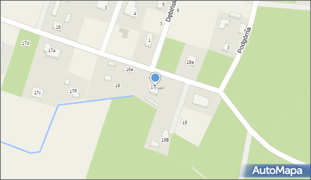 Stare Krasnodęby, Stare Krasnodęby, 19A, mapa Stare Krasnodęby