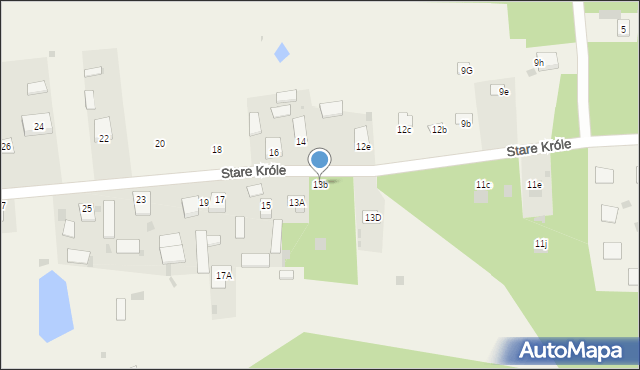 Stare Króle, Stare Króle, 13b, mapa Stare Króle