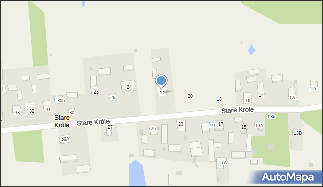 Stare Króle, Stare Króle, 22, mapa Stare Króle