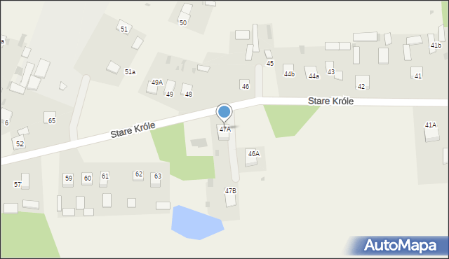 Stare Króle, Stare Króle, 47A, mapa Stare Króle