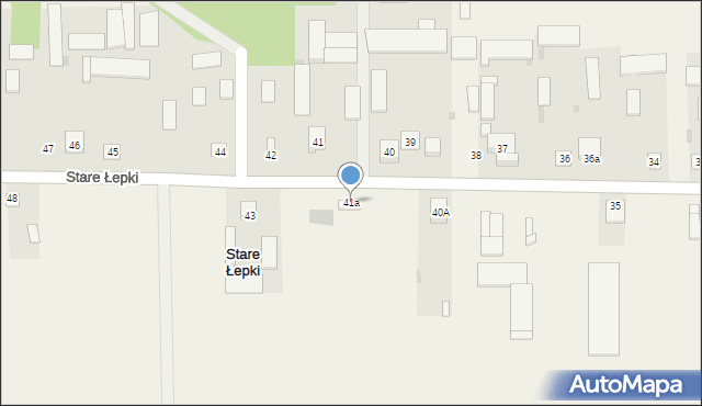 Stare Łepki, Stare Łepki, 41a, mapa Stare Łepki