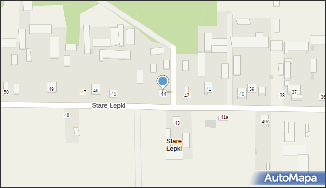 Stare Łepki, Stare Łepki, 44, mapa Stare Łepki