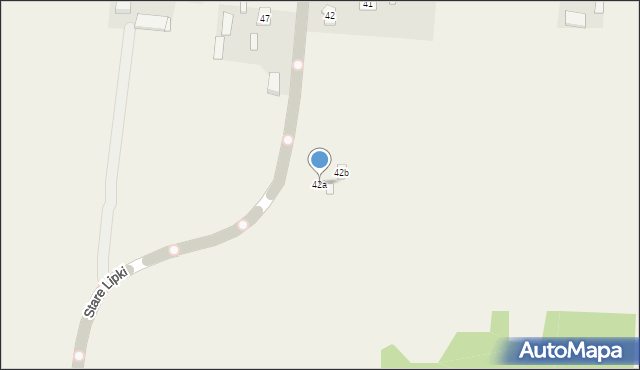 Stare Lipki, Stare Lipki, 42a, mapa Stare Lipki