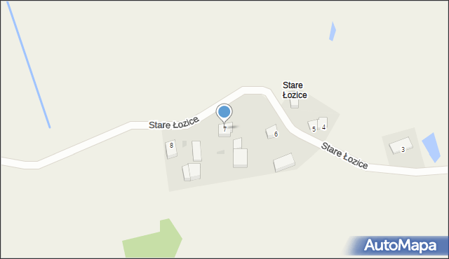 Stare Łozice, Stare Łozice, 7, mapa Stare Łozice