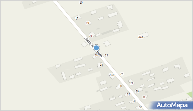 Stare Masiewo, Stare Masiewo, 26, mapa Stare Masiewo