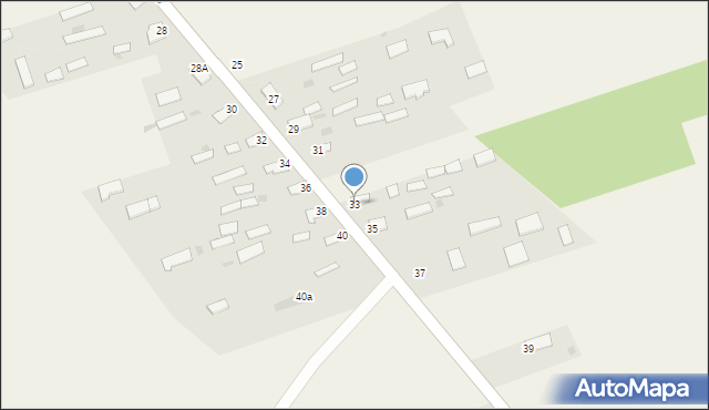 Stare Masiewo, Stare Masiewo, 33, mapa Stare Masiewo
