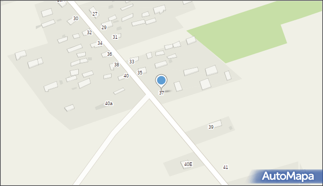 Stare Masiewo, Stare Masiewo, 37, mapa Stare Masiewo