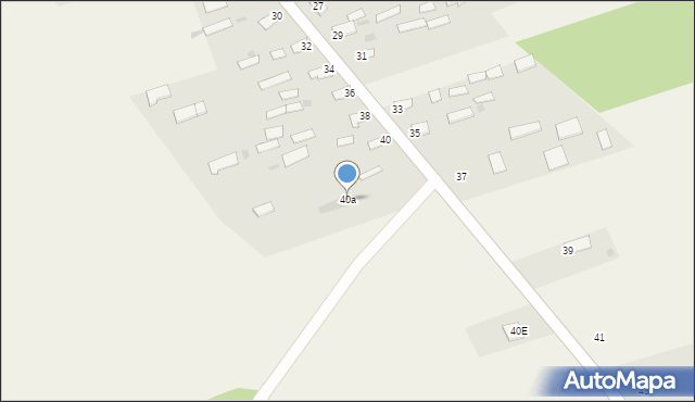 Stare Masiewo, Stare Masiewo, 40a, mapa Stare Masiewo