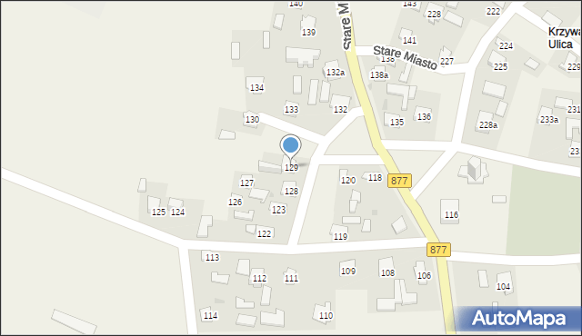 Stare Miasto, Stare Miasto, 129, mapa Stare Miasto