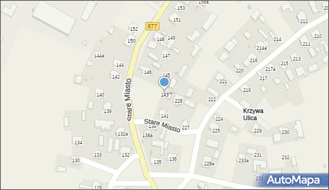 Stare Miasto, Stare Miasto, 143, mapa Stare Miasto