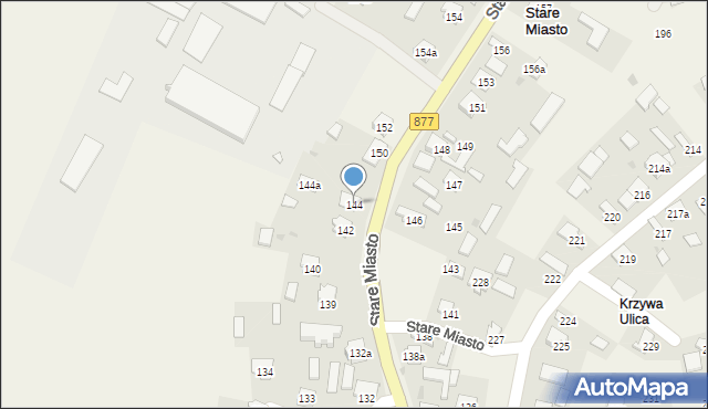 Stare Miasto, Stare Miasto, 144, mapa Stare Miasto