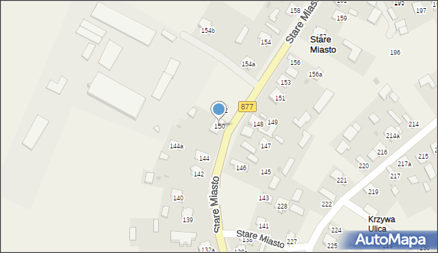 Stare Miasto, Stare Miasto, 150, mapa Stare Miasto
