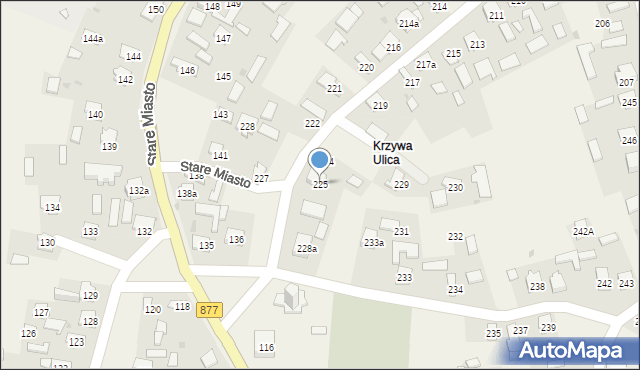 Stare Miasto, Stare Miasto, 225, mapa Stare Miasto