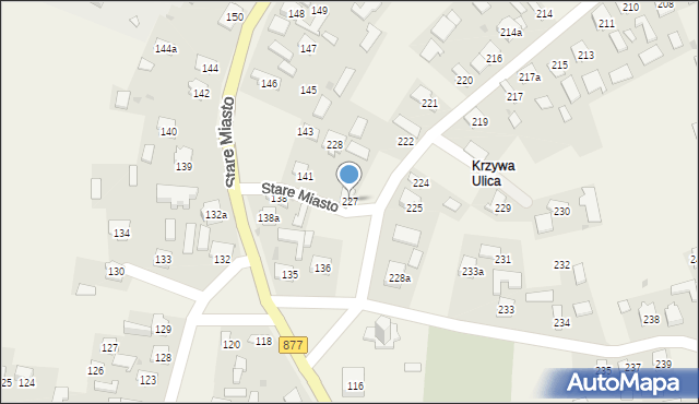 Stare Miasto, Stare Miasto, 227, mapa Stare Miasto