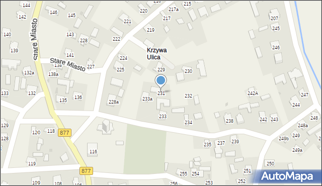 Stare Miasto, Stare Miasto, 231, mapa Stare Miasto