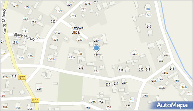 Stare Miasto, Stare Miasto, 232, mapa Stare Miasto