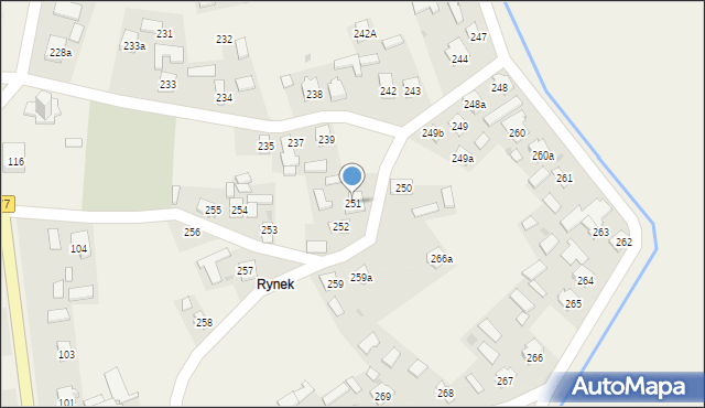 Stare Miasto, Stare Miasto, 251, mapa Stare Miasto