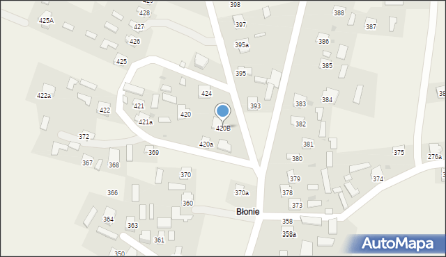 Stare Miasto, Stare Miasto, 420B, mapa Stare Miasto