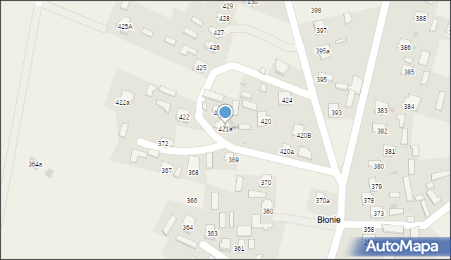 Stare Miasto, Stare Miasto, 421a, mapa Stare Miasto