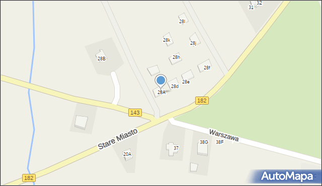 Stare Miasto, Stare Miasto, 28A, mapa Stare Miasto