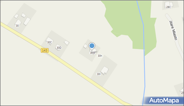 Stare Miasto, Stare Miasto, 30G, mapa Stare Miasto