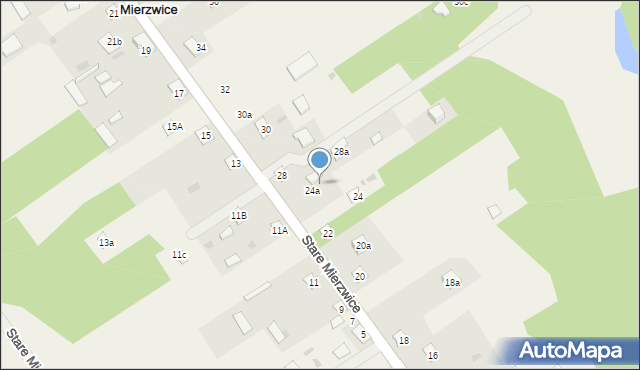 Stare Mierzwice, Stare Mierzwice, 26, mapa Stare Mierzwice