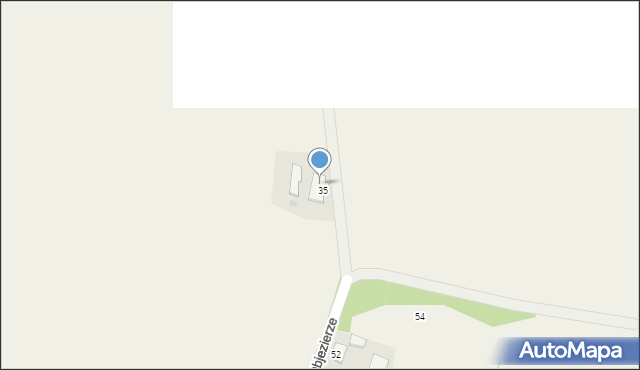 Stare Objezierze, Stare Objezierze, 35a, mapa Stare Objezierze