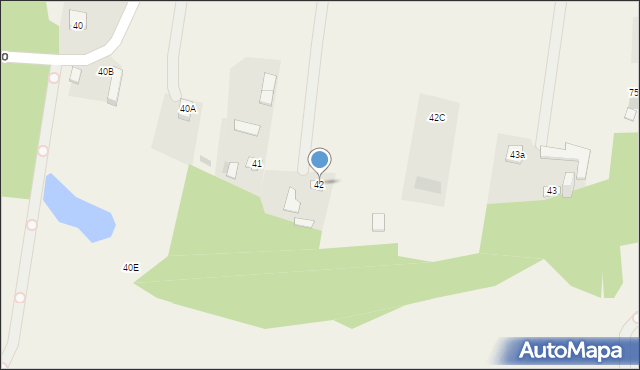 Stare Orzechowo, Stare Orzechowo, 42, mapa Stare Orzechowo