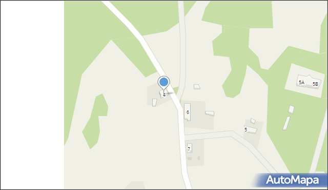 Stare Osieczno, Stare Osieczno, 4, mapa Stare Osieczno
