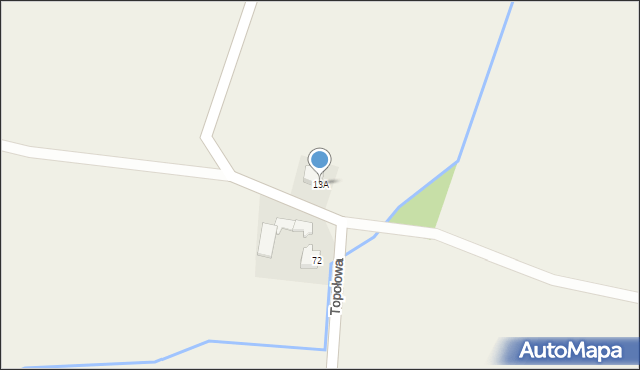 Stare Paski, Stare Paski, 13A, mapa Stare Paski