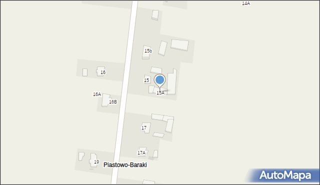 Stare Piastowo, Stare Piastowo, 15A, mapa Stare Piastowo