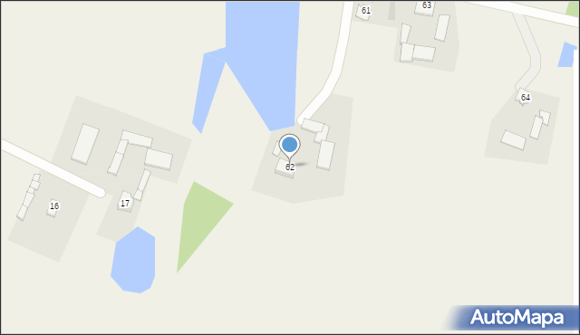 Stare Piastowo, Stare Piastowo, 62, mapa Stare Piastowo
