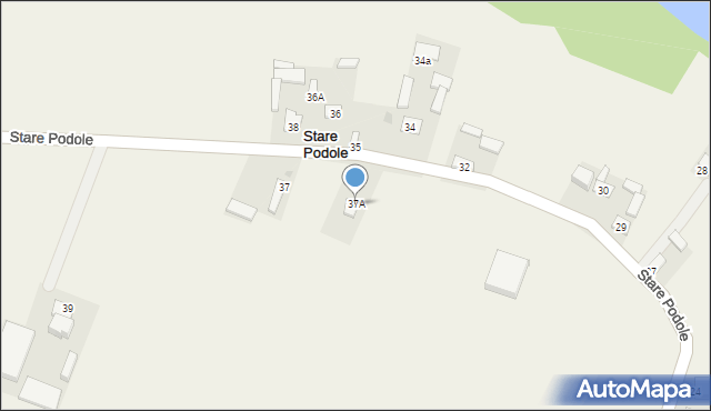 Stare Podole, Stare Podole, 37A, mapa Stare Podole