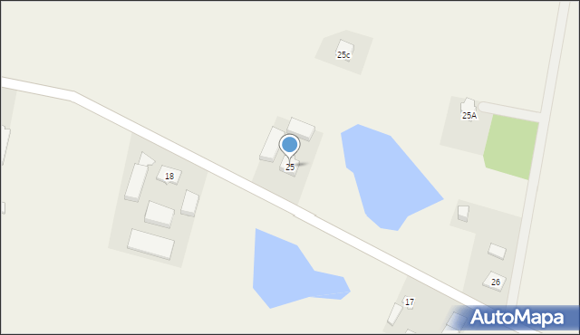 Stare Polaszki, Stare Polaszki, 25, mapa Stare Polaszki