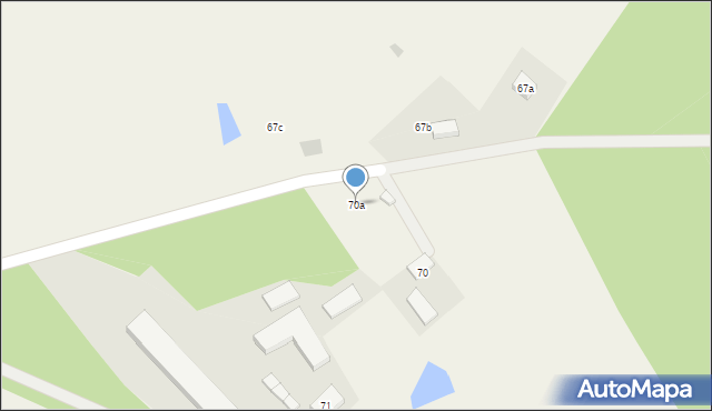 Stare Polaszki, Stare Polaszki, 70a, mapa Stare Polaszki