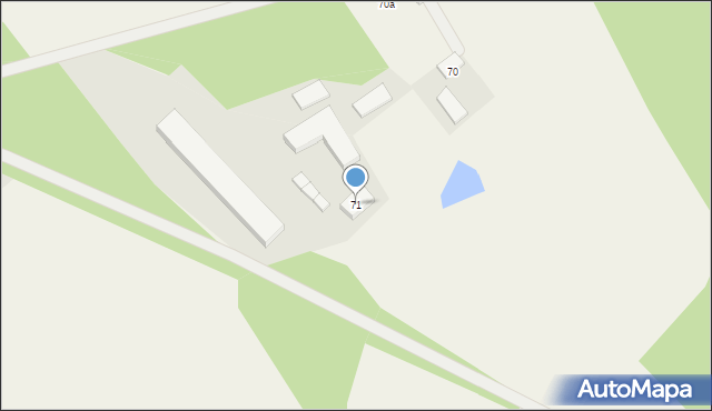 Stare Polaszki, Stare Polaszki, 71, mapa Stare Polaszki