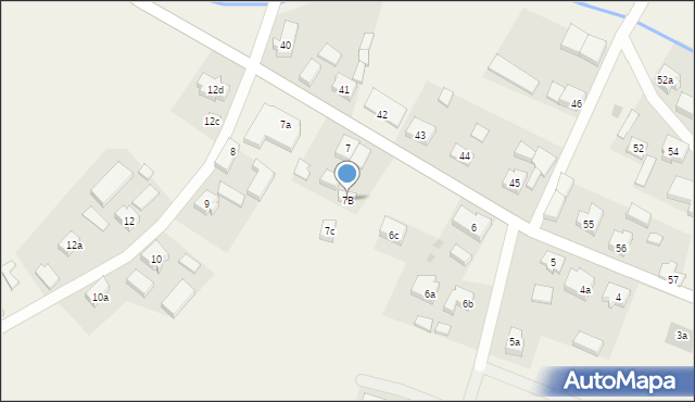 Stare Polaszki, Stare Polaszki, 7B, mapa Stare Polaszki